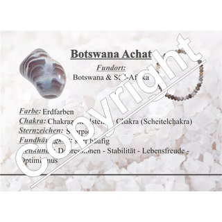 Botswana Achat 8 mm Kugel Armband ca. 19 - 20 cm auf Stretchband