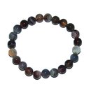 Botswana Achat 8 mm Kugel Armband ca. 19 - 20 cm auf...