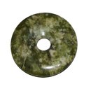 Jade / Serpentin Donut Anhnger ca. 40 mm