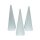 Selenit lange Pyramide mit gesägter Spitze ca. 90 mm x 35 mm