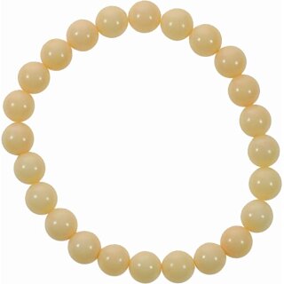 Bambus-Korallen-Armband, Engelhaut-Optik (zart rosa-lachs), ca. Ø 8 mm, flexibel auf Elastik