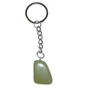 Jade - Serpentin Trommelstein Schlsselanhnger ca. 20-25...