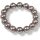 Armband Tamouree Muschelkernperle, ca. 12 mm, Silber-rosé, auf Elastik gezogen