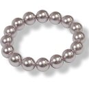 Armband Tamouree Muschelkernperle, ca. 11 mm, rosa, auf...