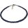 Edelsteinarmband Saphir facettiert, ca. 18.5-20 cm, Silber vergoldet, Damen