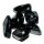 Turmalin schwarz 50 g, Schörl Trommelsteine Wassersteine Handschmeichler ca. 15 - 30 mm