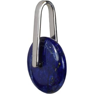 Lapis Lazuli an 925oo Silber Spange,  ca. 20 mm