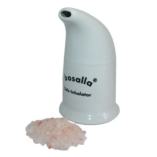 Salz Inhalator Bosalla® aus Keramik gefüllt mit ca. 150 g reinem Salz Granulat