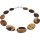 Collier aus australischem Jaspis, 925oo Silber, ca. 48 cm