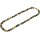 Edelstein Kette - Tigerauge - Collier 925oo Silber vergoletes Spiralschloss, ca. 400 Karat (=ca. 80 Gramm)