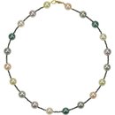 Funk-Collier Tamouree Muschelkernperle, Hmatin, 925oo...