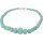 Edelstein Kette Aquamarin facettiert , Natur-Edelstein, handgeknotet, ca. 51 cm, ca. 715 Karat