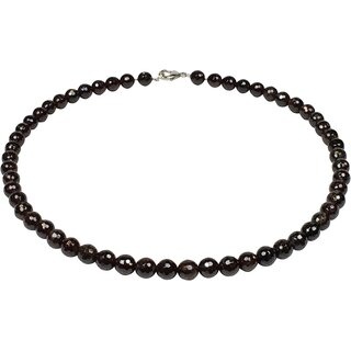 Edelstein Kette Granat facettiert,  ca. 8 mm, ca. 46 cm