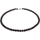 Funk-Collier Edelstein Kette Granat, facettiert, Ø...