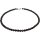 Funk-Collier Edelstein Kette Granat, facettiert, Ø ca. 7 mm, ca. 46 cm