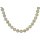 Funk-Collier Edelsteinkette Mondstein facettiert, Ø ca. 10,5 mm, ca. 45 cm, handgeknotet