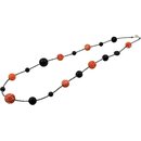 Funk-Collier Edelstein-Kette Schaumkoralle,...