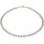 Funk-Collier Labradorit Edelsteinkette, facettierte Linsen, 925oo Silber, ca. 45,5 cm