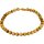 Tigerauge Kugelcollier - gold-gelb, ca. 12 mm, 925 verg. Spiralschloß, ca. 49 cm