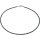 Funk-Collier Damen Edelstein Kette Mystic Spinell, 925oo Silber Karabiner, ca. 45cm, Ø ca 3 mm