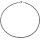 Funk-Collier schwarz-brauner Spinell facettiert, 925 SI. Karabiner, ca. 45cm, Ø ca 3 mm, Lichtschliff