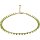 Funk-Armband Peridot Tropfenkette facettiert, 925 SI. verg, ca. 75 Karat, ca 39,5-45 cm
