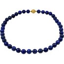 Funk-Collier Edelstein Kette Lapis Lazuli,  10 mm, 925oo...