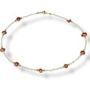 Funk-Collier Ssswasser Zuchtperle wei mit Ssswasser...
