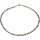 Funk-Collier Ametrin fac, versilberter Hämatit, Magnetschloss, ca. 45,5 cm