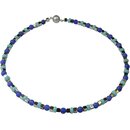 Edelsteincollier, Amazonit, Achat, Hmatit,...