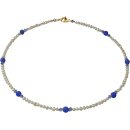 Funk-Collier Süsswasser Zuchtperlen Kette Damen mit...
