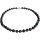 Funk-Collier Edelsteinkette Falkenauge facettiert, ca. 46 cm, Magnetschloss, Damen