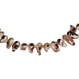 Funk-Collier Endless Dream, Muschelkette, Tigermuschel, ca. 80 cm lang, Endlos, Damen