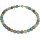 Green Shadow Achat facettiert, Rutilquarz, Magnetschl., ca. 44 cm, 12 mm, Damen