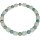 Edelsteinkette Amazonit mit Steinkoralle, Magnetschloss, ca. 46.5 cm, Damen