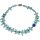 Edelsteinkette Amazonit mit Lapis Lazuli, ca. 50.5 cm, Damen