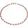 Funk-Collier Light & Comfort Bambuskoralle rot, Coated Quarz facettiert, Magnetschloß, 44 cm