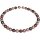 Funk-Collier Tamouree Muschelkernperle rosé-braun, Ø ca. 12 mm, Magnetschl, 45,5 cm