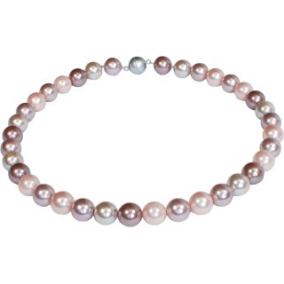 Funk-Collier Tamouree Muschelkernperle English Rose, Ø ca. 12 mm, Magnetschl, 47 cm