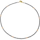 Funk-Collier Zarte Edelsteinkette Spinell fac. Ø 2...
