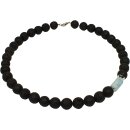 Funk-Collier Design Kette echter Lavastein, ca. Ø...