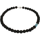 Funk-Collier Design Kette Lavastein, Ø 10 mm,...