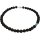 Funk-Collier Design Kette Lavastein, Ø 10 mm, Aquamarin, Silber, ca. 45,5 cm, Damen