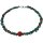 Funk-Collier Edelsteinkette Türkis, Schaumkoralle, Perlmutt, ca. 46.5 cm, Damen