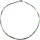 Funk-Collier Edelsteinkette Smaragd, Hämatin, Quarz, ca. 44.5 cm, Damen
