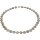 Edelsteincollier Heller Labradorit fac, 925oo Silber Schloß, ca. 44.5 cm, Damen