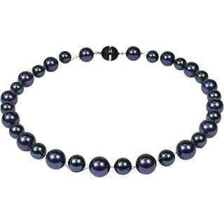 Light & Comfort Muschelkernperle, blue Ocean, Magnetschlo, ca. 46 cm, Damen