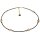 Edelsteinkette schwarzer Spinell "twinkle Star" Perlen Sterne, ca. 42 - 46.5 cm