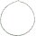 Funk-Collier Smaragd fac, 925oo Silber, ca. 43.5 cm, ca. 24 Karat