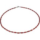 Funk-Collier Korallenkette Ø 3.5 mm, versilberter...
